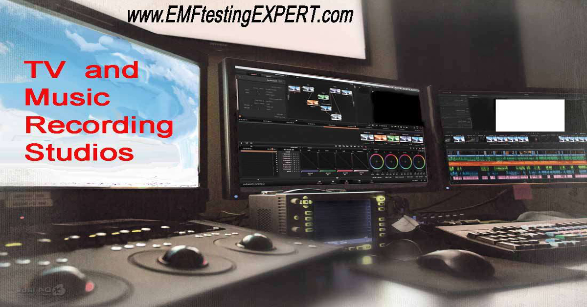 TV MUSIC STUDIO EMF TESTING